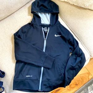 Nike Boys zip hoodie size M